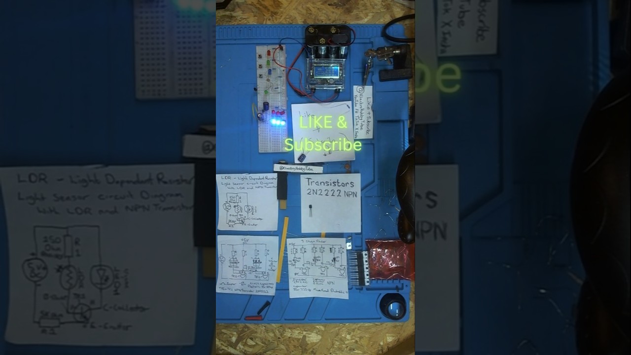 Police Light Flasher with LEDs/ Flip Flop/ Bi-stable Oscillator :