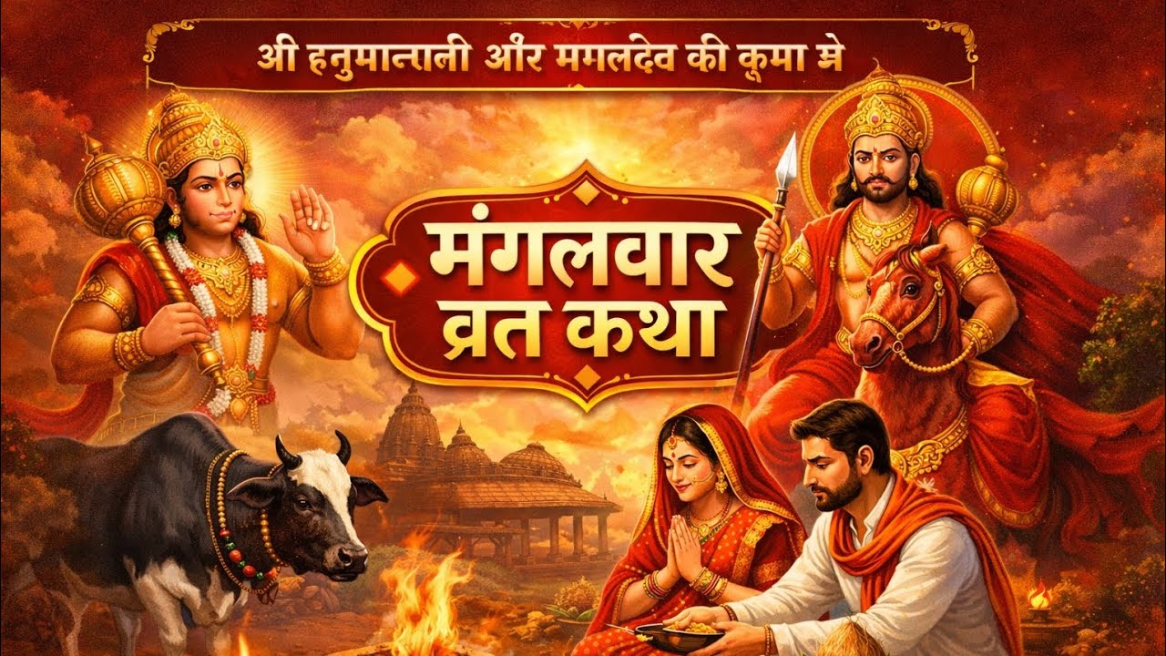 1️⃣ मंगलवार व्रत कथा | Mangal Dev की कृपा से दूर होंगे सभी कष्ट और ऋण Tuesday Vrat Katha 