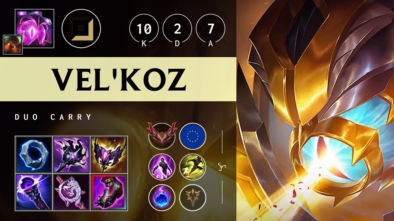 Vel'Koz Carry vs Nilah - EUW Grandmaster Patch 25.13