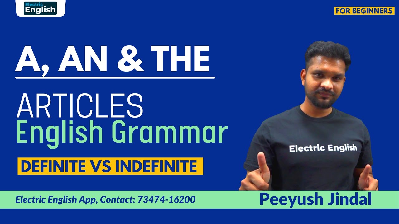 A An The Articles English Grammar For All Punjab Govt Exams PSSSB/PUNJAB POLICE  || Electric English