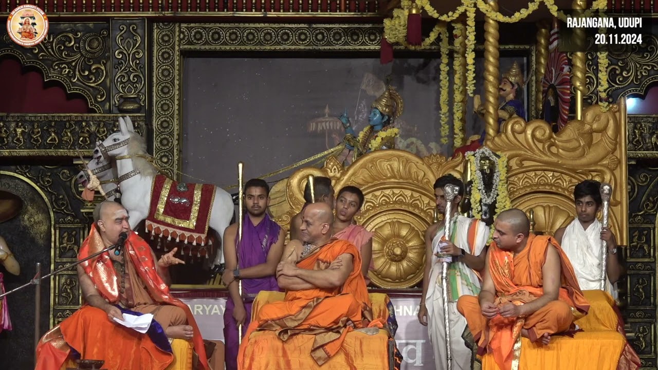 Anugraha Bhashan of Pujya Kanchi Shankaracharya Swamiji - Bruhat Geetosava at Udupi Sri Krishna Math