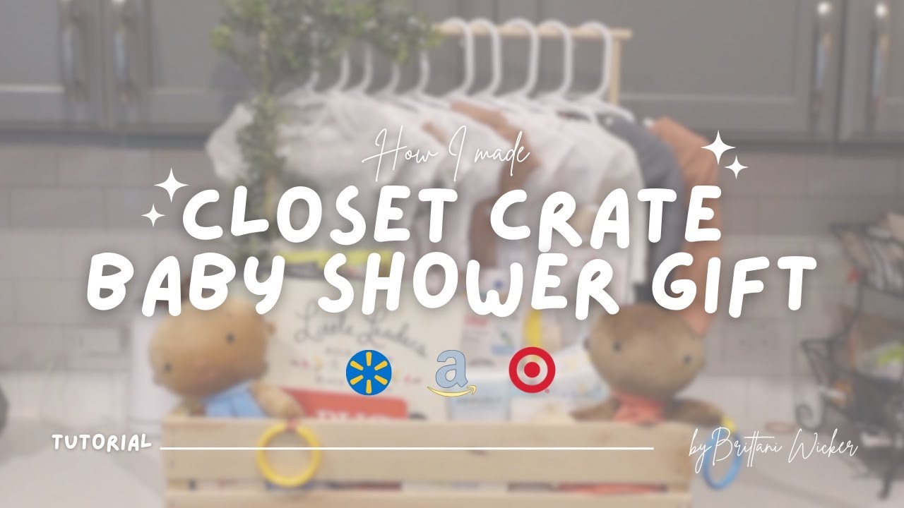 DIY BABY CLOSET CRATE | Wooden Baby Crate | Step by Step Tutorial | Target Amazon & Walmart + more..