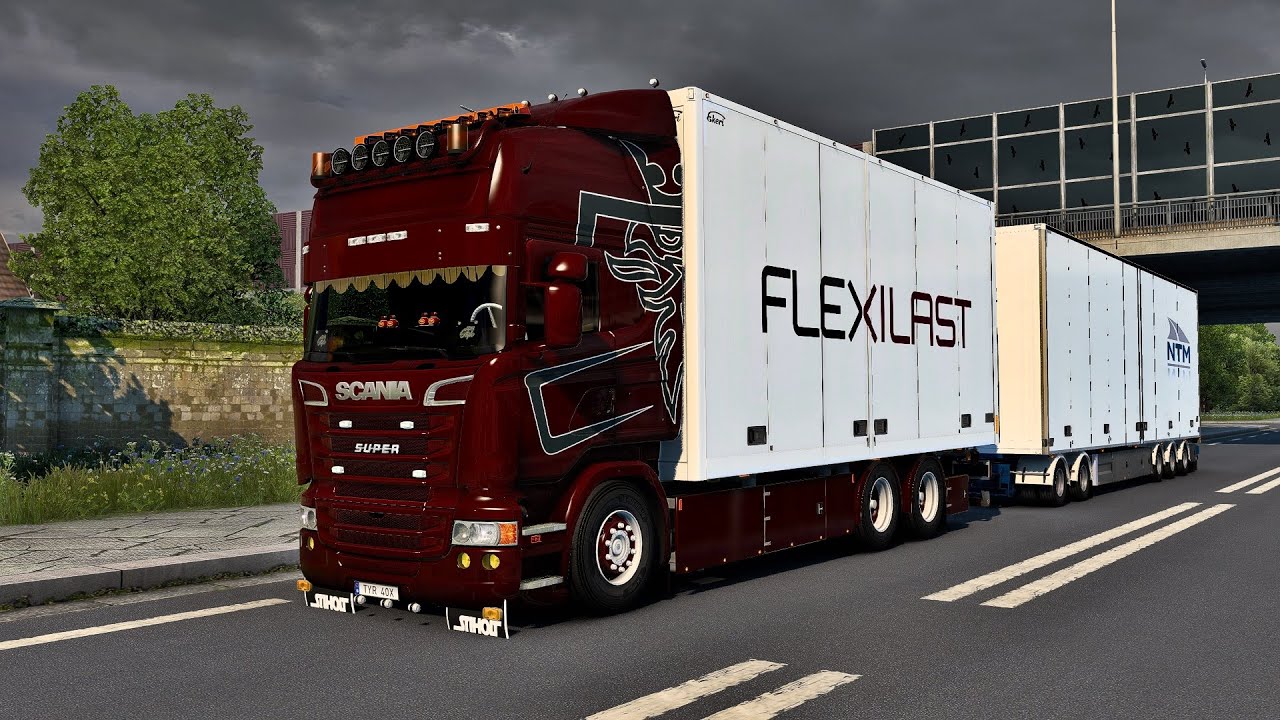 Flexilast | Scania R530 v8 | Ets2 1.46 | Promods
