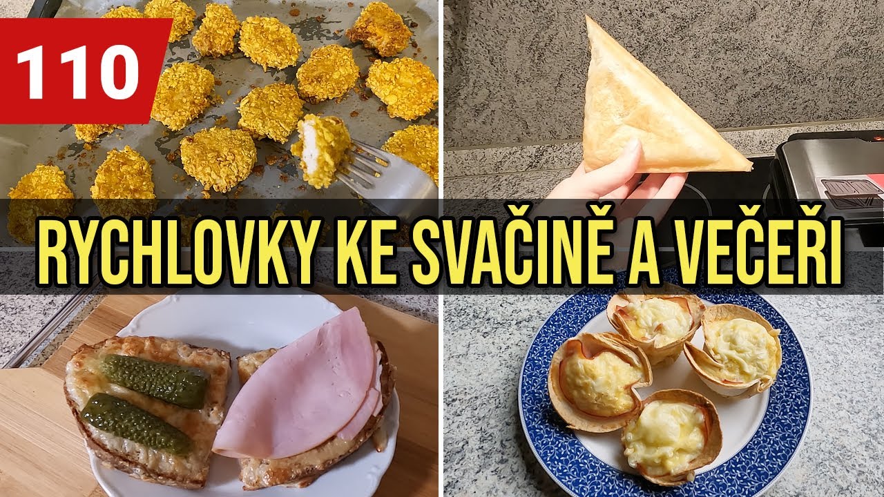 Recepty na rychlá jídla ke svačině či večeři | Co jsme jedli v tomto týdnu