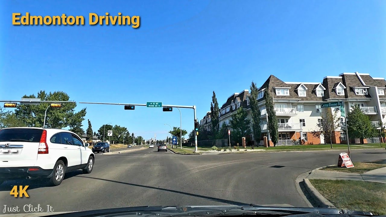Driving - Castle Down Road, Edmonton, AB, Canada