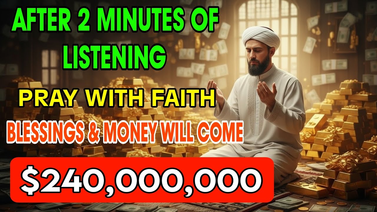 MONEY COMES AFTER 2 MINUTES – MOST POWERFUL DUA FOR INSTANT RIZQ