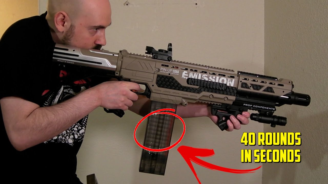 V6 Nerf Gun Review (INSANE Rate Of Fire)