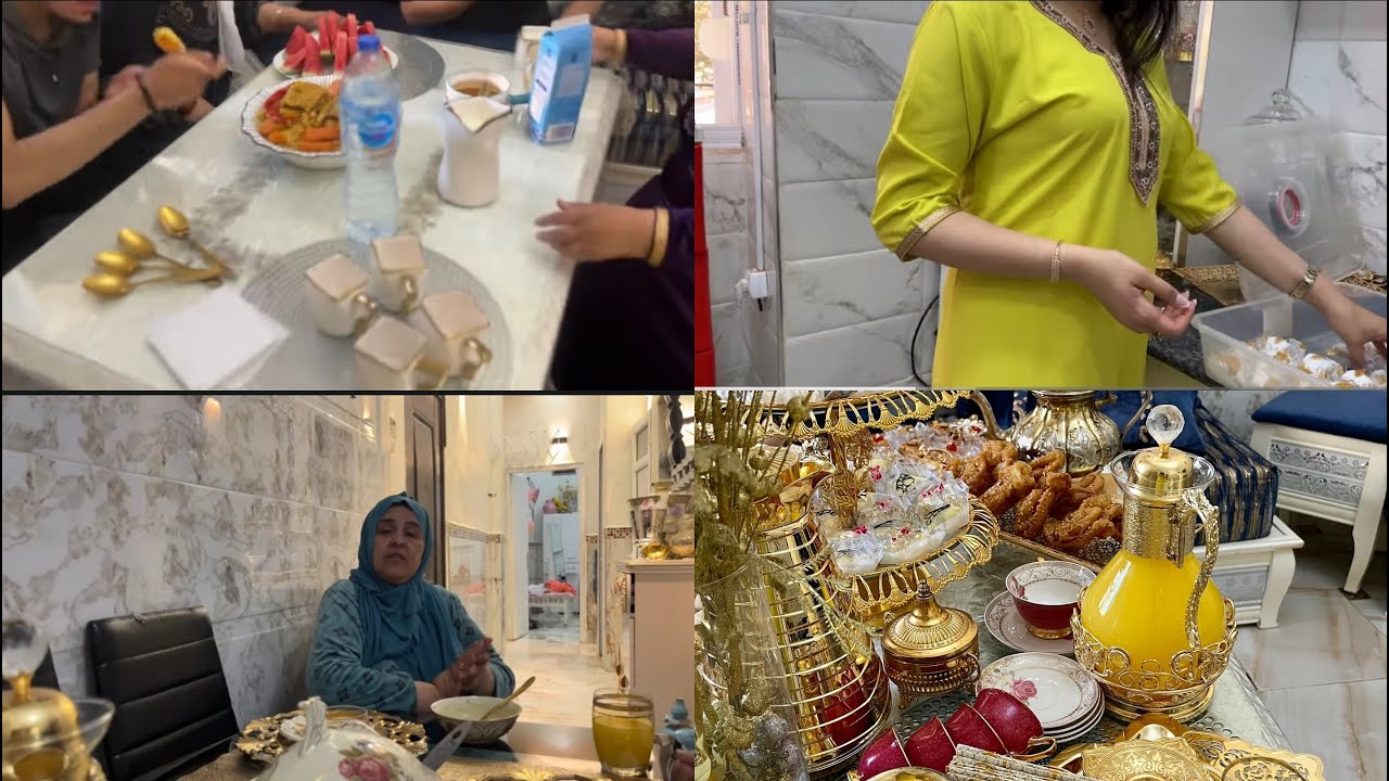 اجواء العيد مع عائلتي❤️✨تحضيرات و ملابس و فطور 🙂شكون جاو عندي