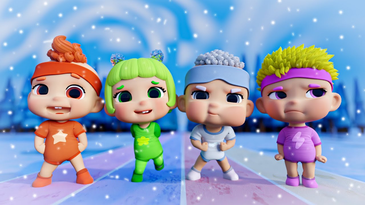 Pop-It Color Race with Baby DB | D Billions Kids Songs