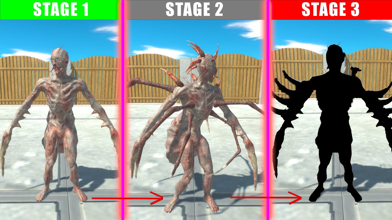 EVOLUTION OF SABER GHOUL - Animal Revolt Battle Simulator ARBS
