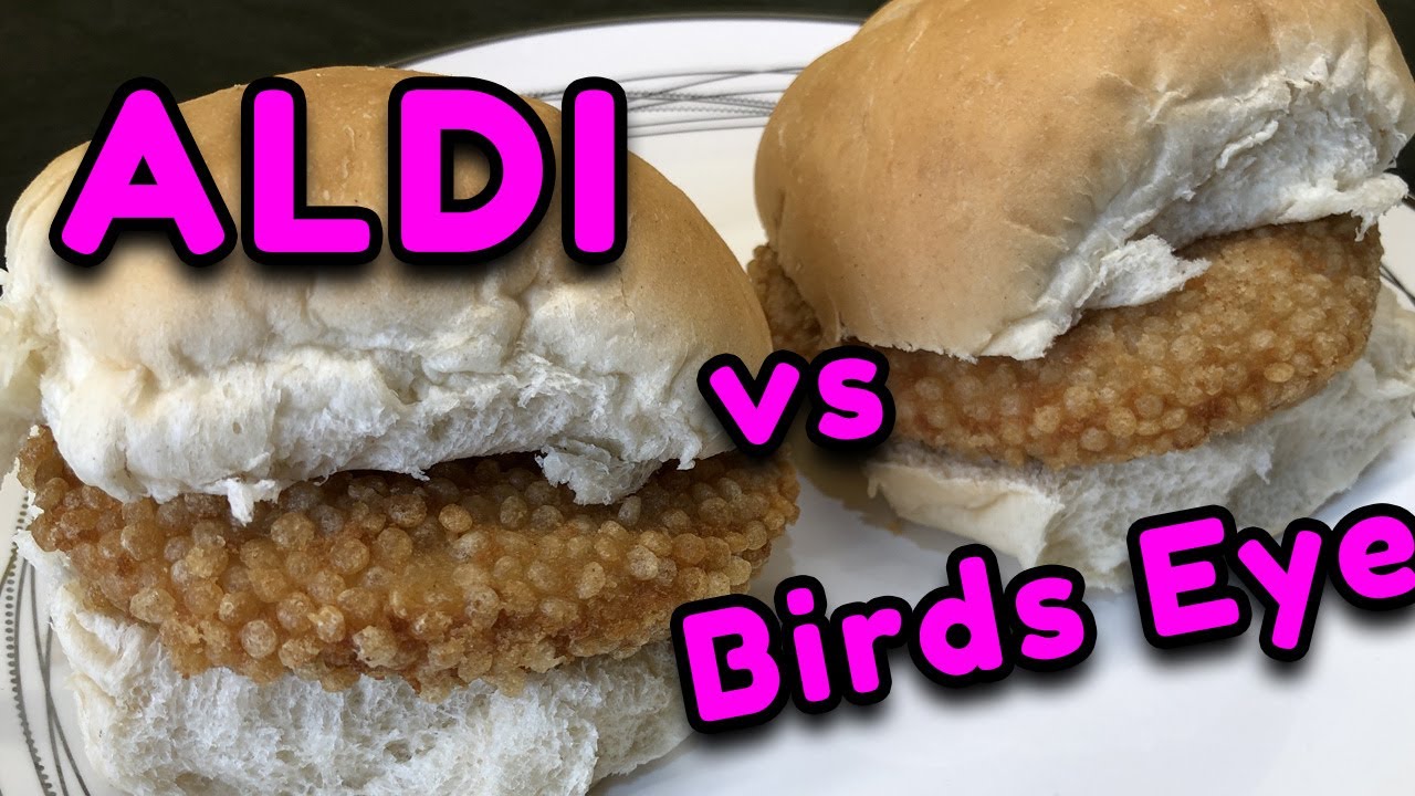 Chicken Quarter Pounders Aldi vs Birds Eye Comparison Food Review