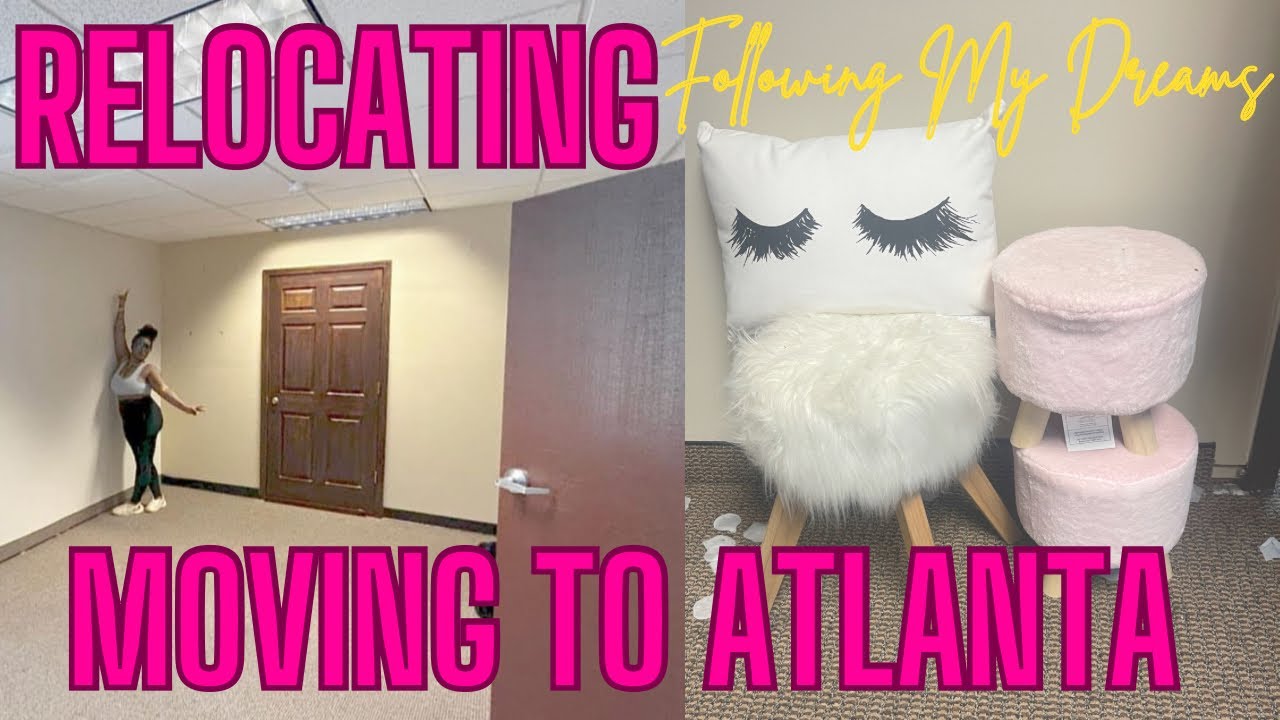 MOVING TO ATLANTA✈️Behind the scenes|Cleaning out lash studio🥺