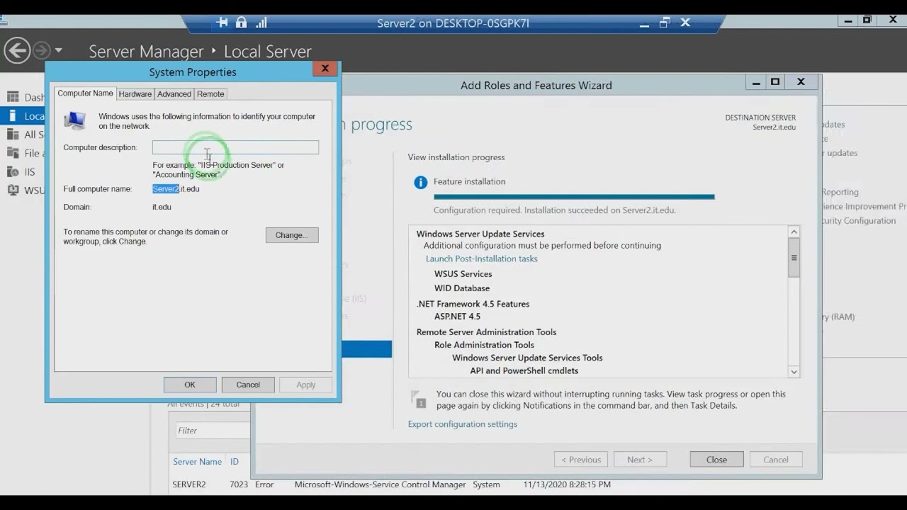 Windows Server 2012 &ndash; How to Install and Configure WSUS Server