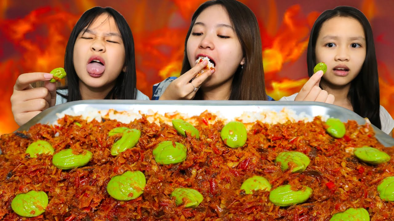 MUKBANG CAKALANG SUWIR FULL SAMBEL + PETE🔥| BOCIL COBAIN PETE