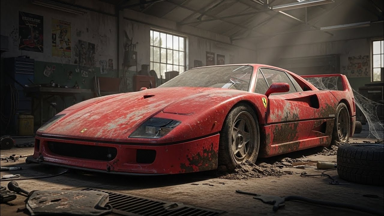 This Ferrari F40 Was Left to Die… Then Restored in Silence