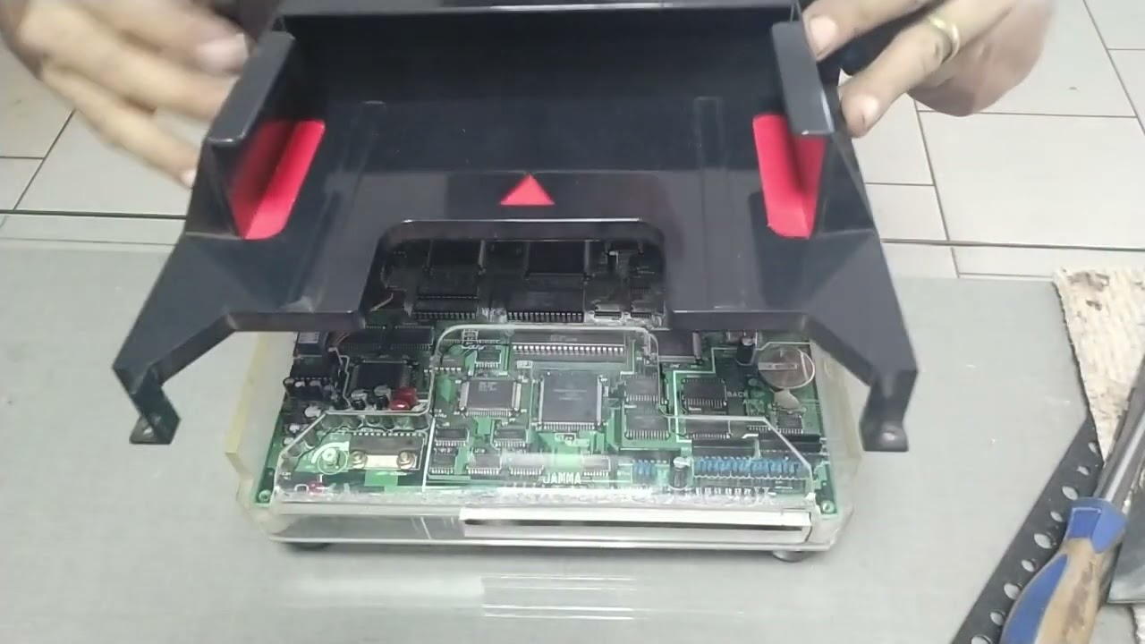 consolizando uma placa mvs neo geo ... (fliperama)