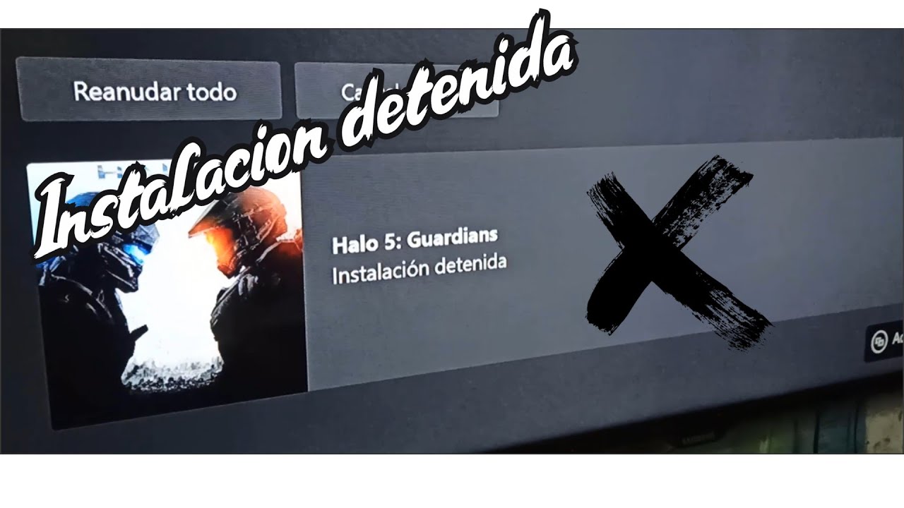 Instalacion detenina de juego fisico en xbox one