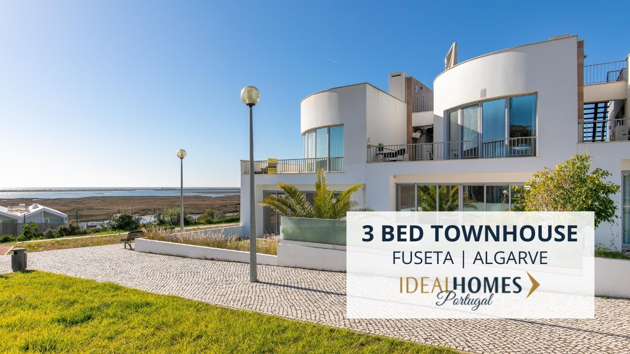 Sea View 3 Bed Townhouse For Sale in Fuseta | East Algarve, Portugal