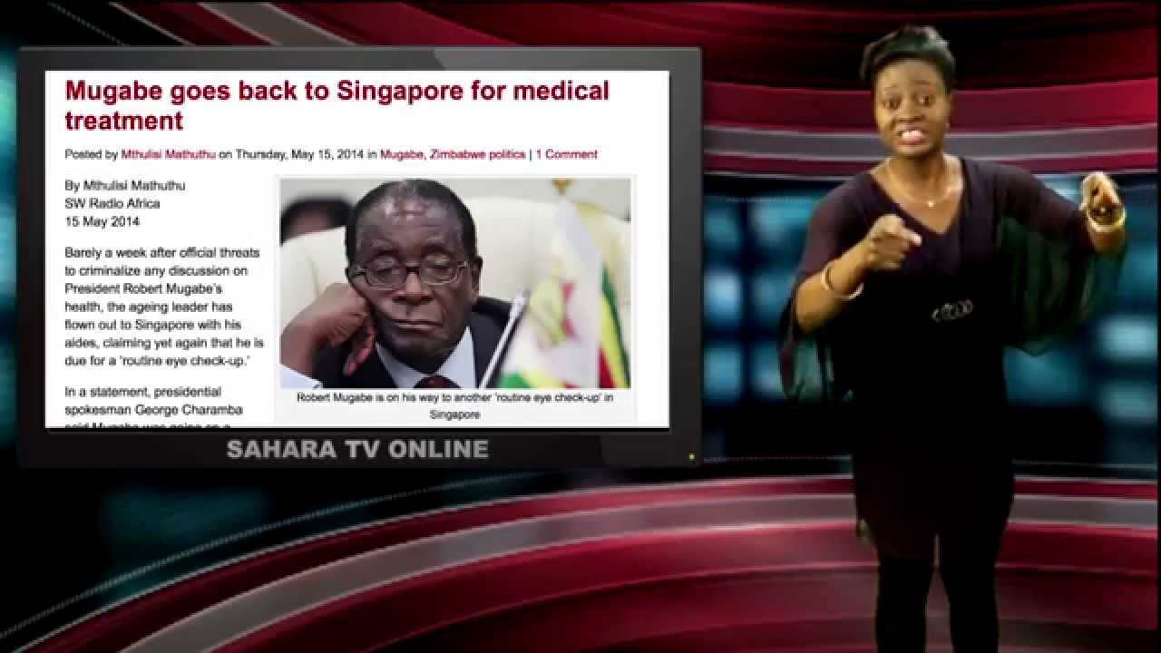 Mugabe Spotted In The Hospital!