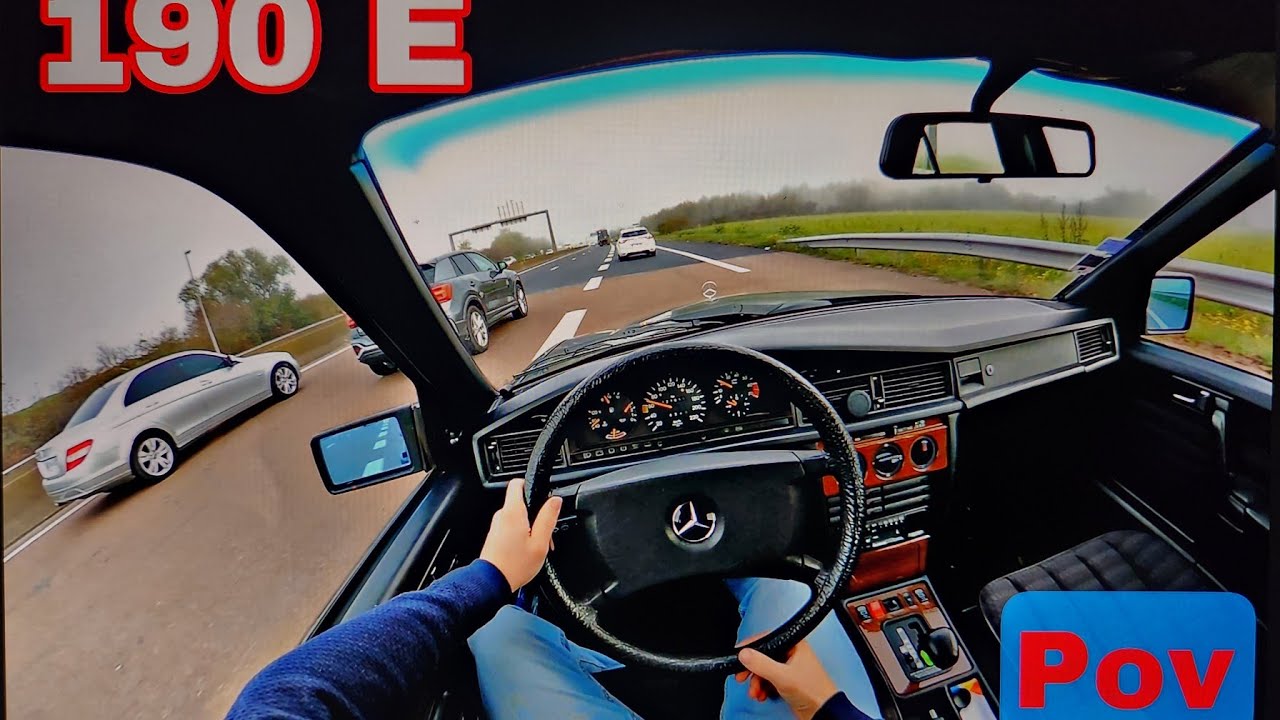 Old School Mercedes 190 E – Test Drive from City to Highway