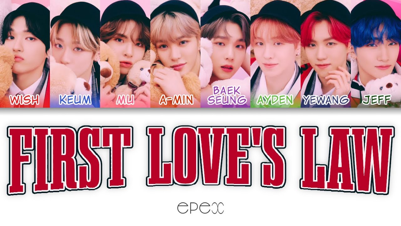 EPEX(이펙스) - 첫사랑의 법칙 (First Love's Law) Color Coded Lyrics (han/rom/eng/pl)