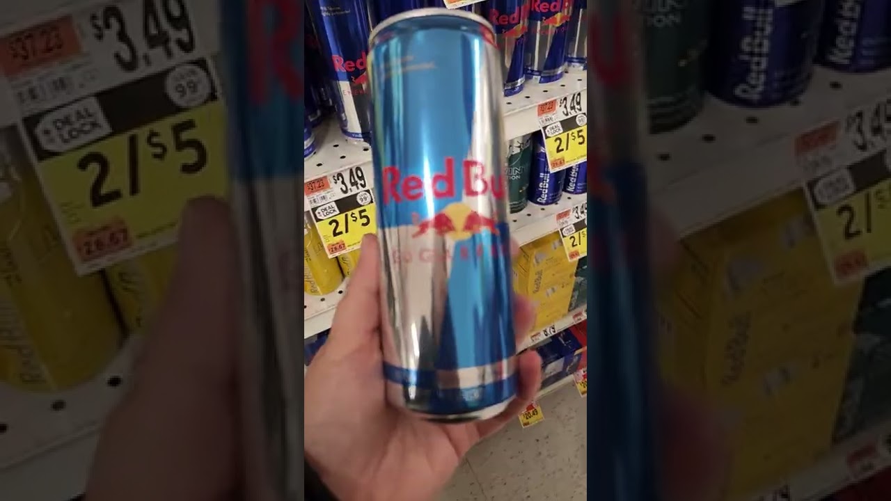 Sugar free Red Bull? I didn't even know that existed 😐 #shorts