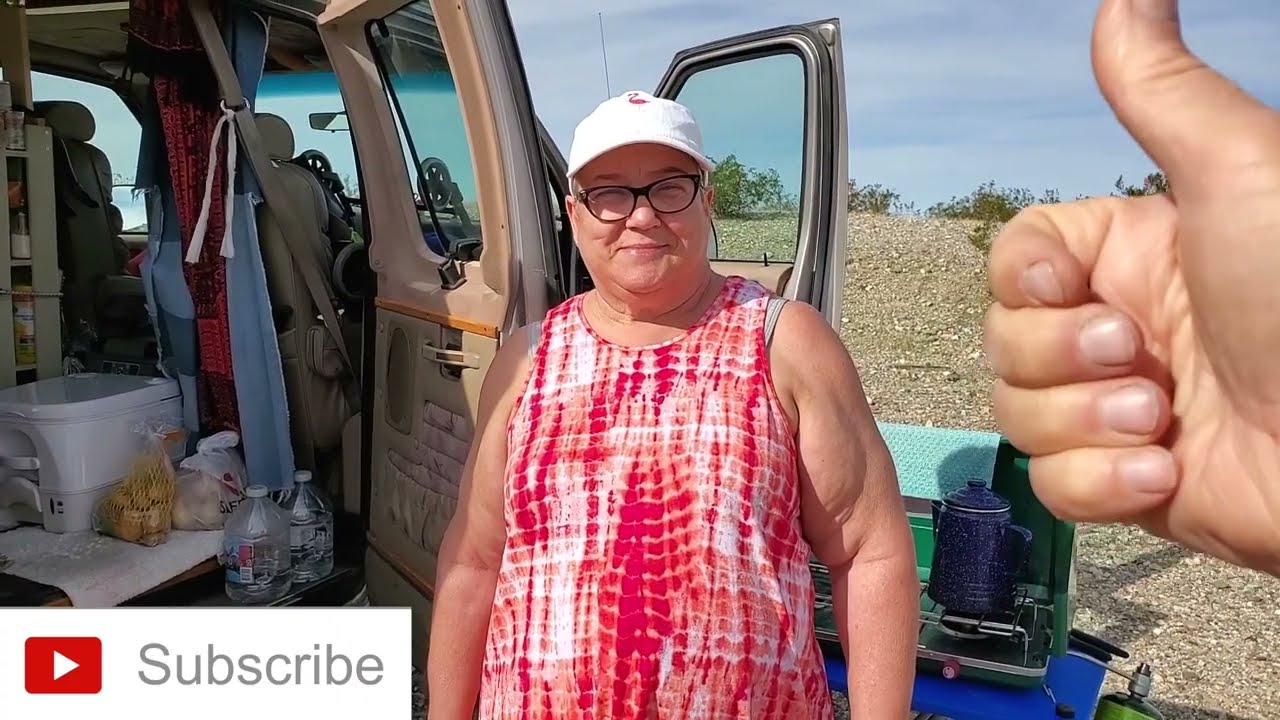 Van Tour Solo Woman Living Cheap in a High Top Van