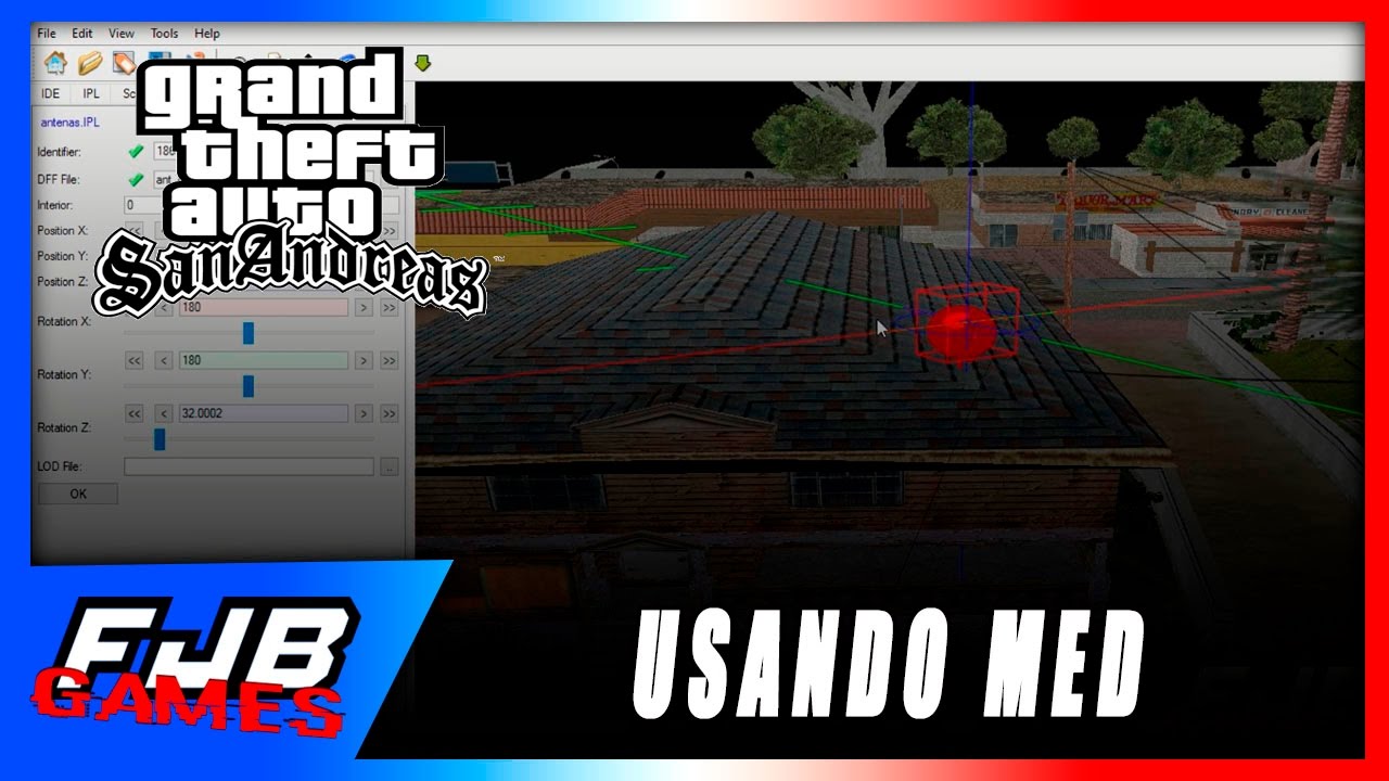 COMO USAR MED [P/ ADICIONAR OBJETOS NO GTA SA]