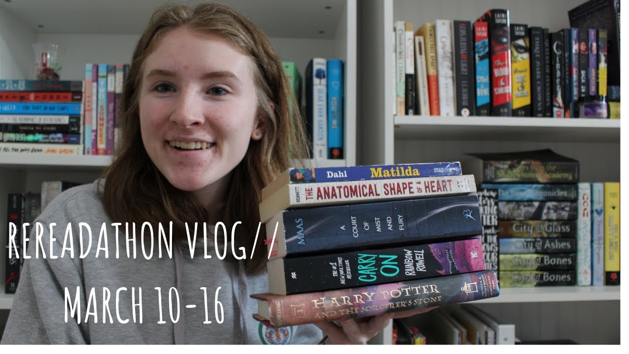 REREADATHON VLOG// MARCH 10 16