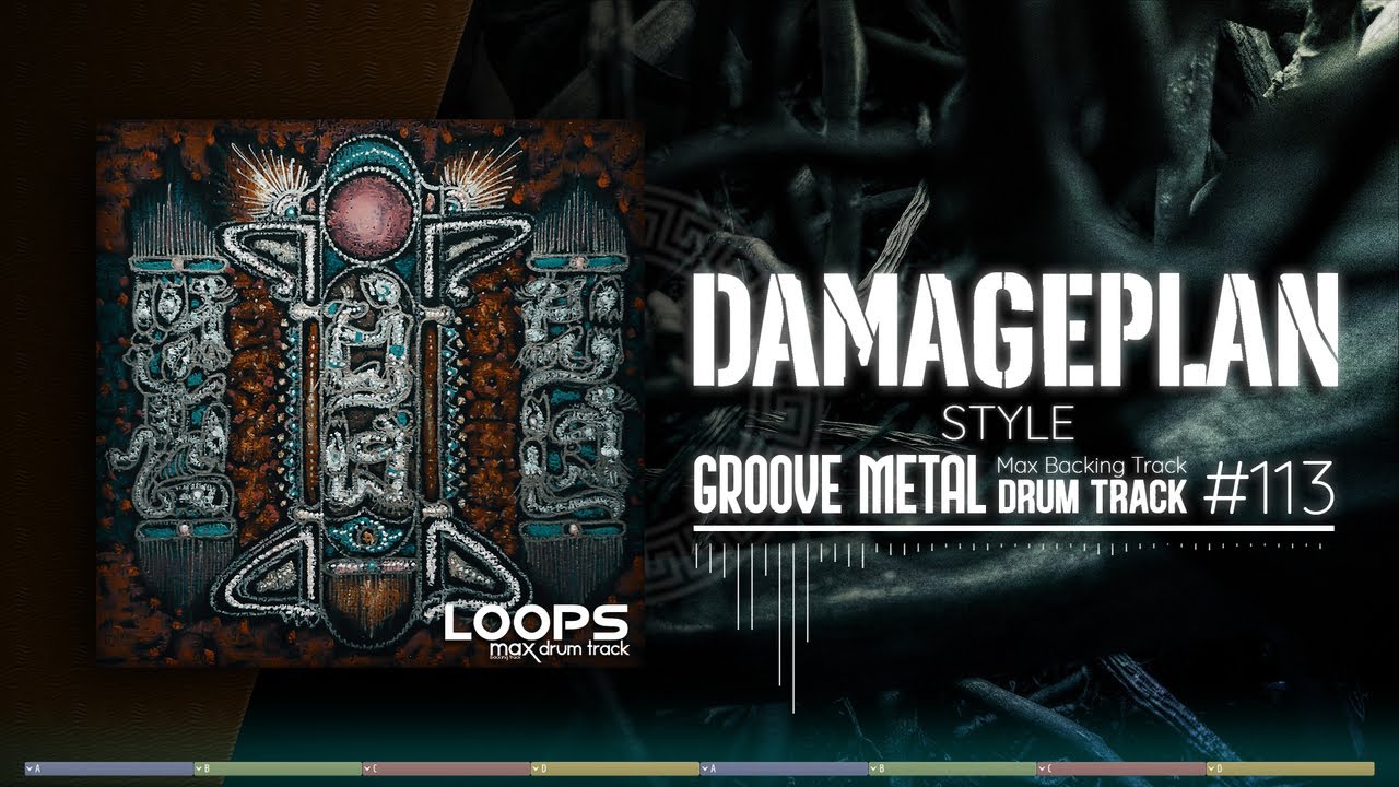 Groove Metal Drum Track / Damageplan Style / 130 bpm