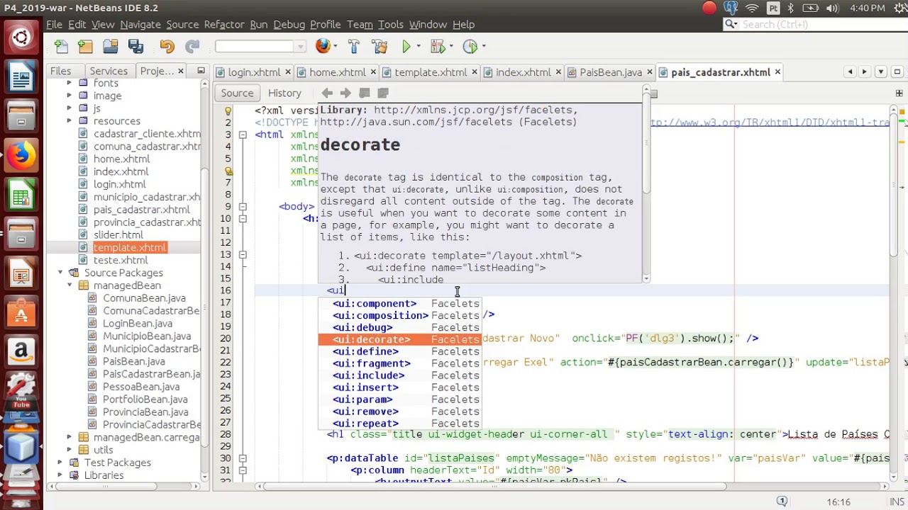 Primefaces ui: composition vs ui: decorate
