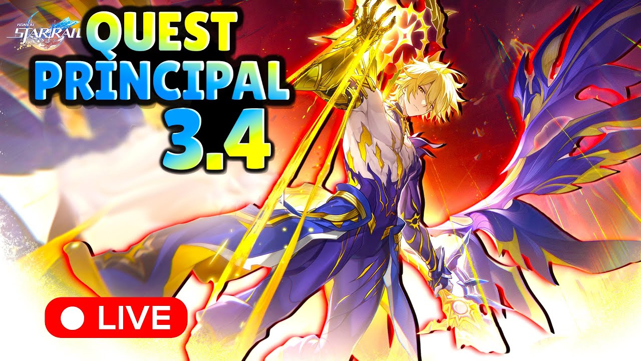 🔴 O FIM DE AMPHOREUS? Quest Principal da 3.4 COMPLETA ✨ - Live de Honkai Star Rail