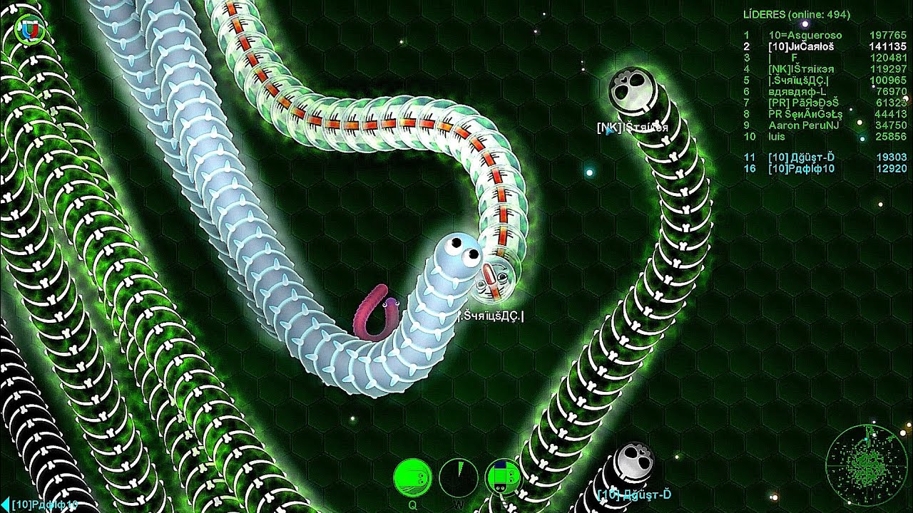 Wormax.io - Best Moments #23 CLAN [10]