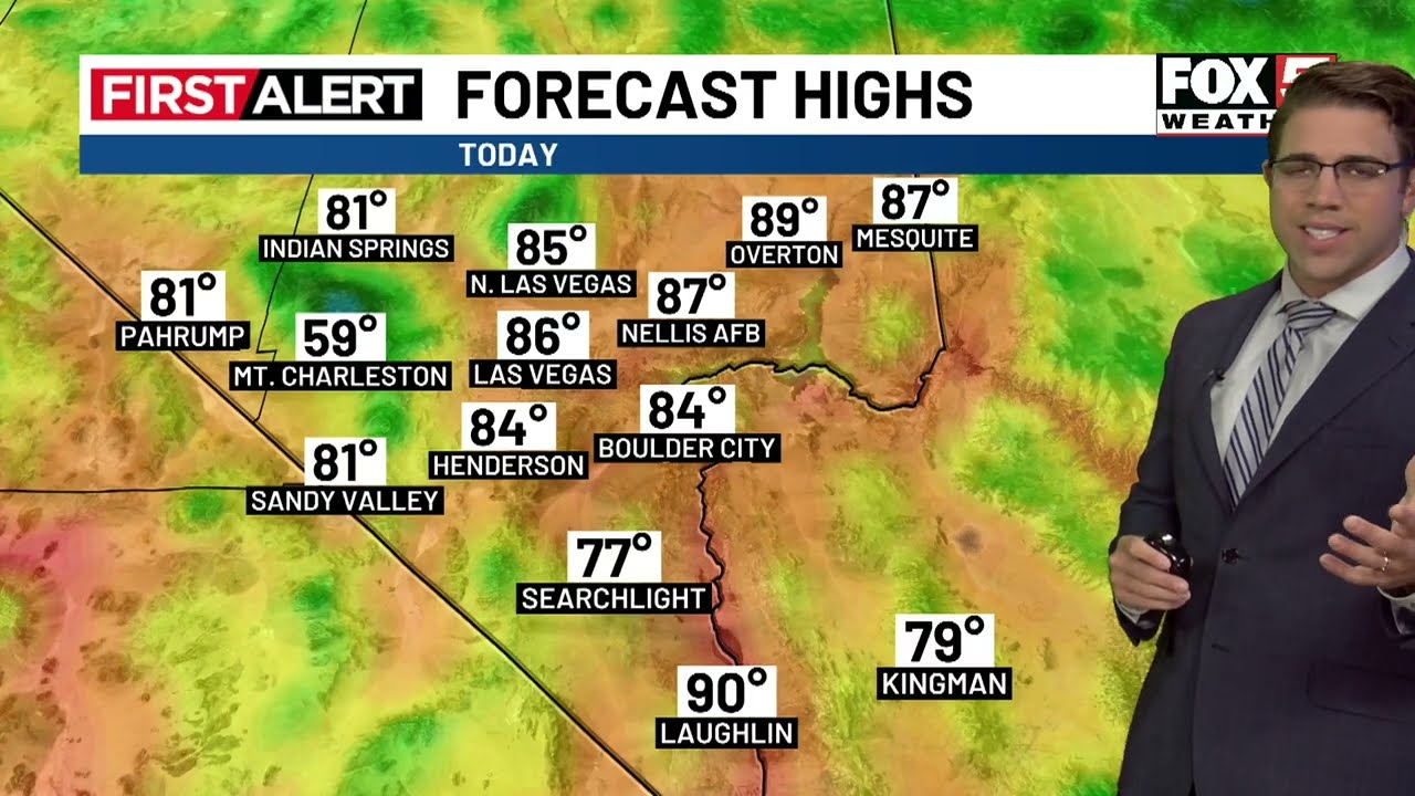 First alert wind and cooler changes on the way in Las Vegas