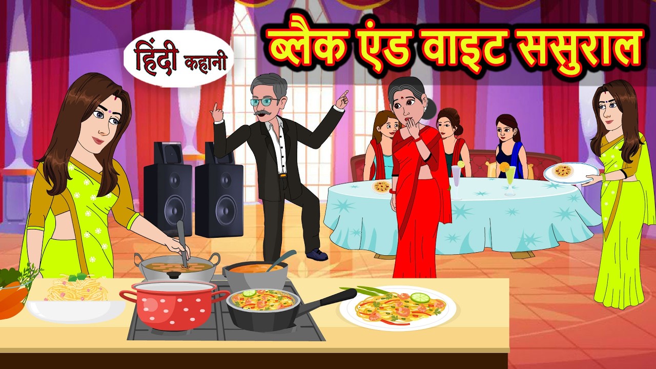 ब्लैक एंड वाइट ससुराल | Hindi Kahani | Bedtime Stories | Stories in Hindi |  Comedy | Funny Story