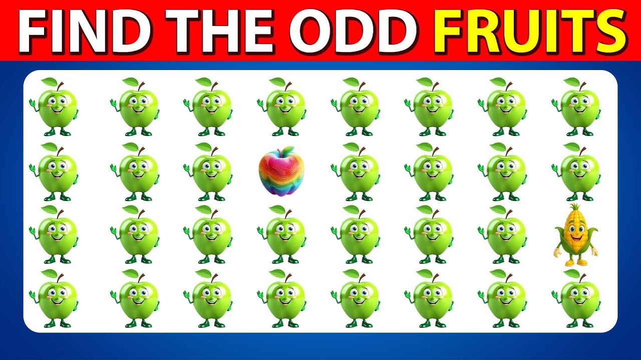 Find the ODD One Out 🍉🍎 | Fruit Edition 🧠 | Spot the Odd Fruit Fast! | Quiz Know