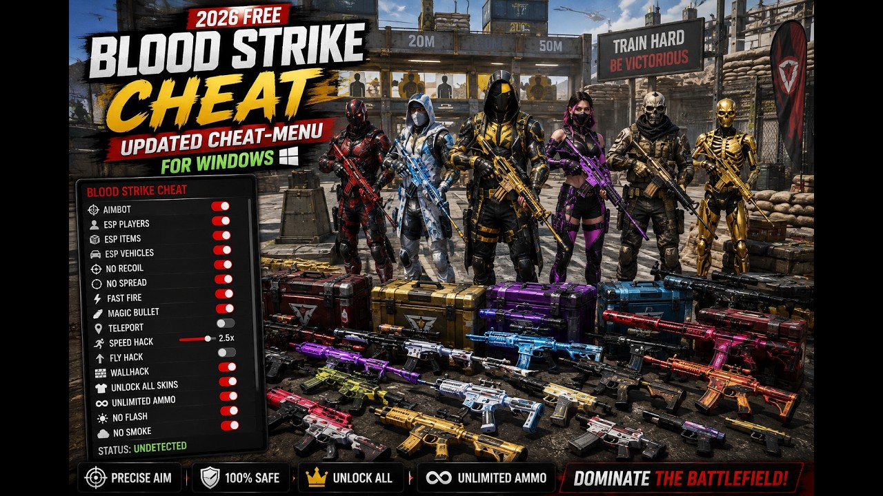 [2026 UPDATE] Blood Strike Cheat | New Cheat-Menu Version for Windows | FREE