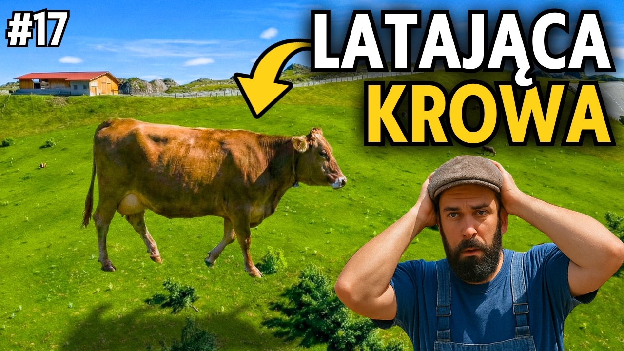 TO NIE ŻART - TA KROWA LATA 🔥 Prawie realna seria #17