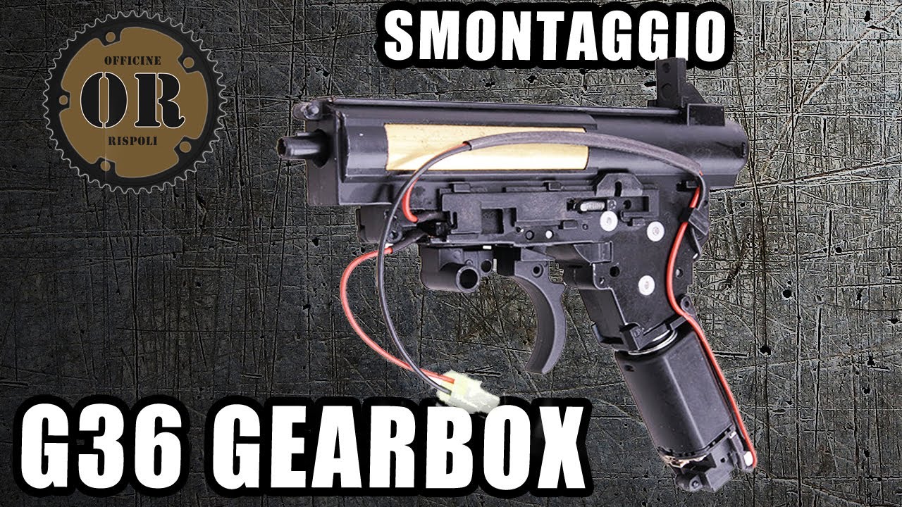 Smontaggio g36c golden bow Ita smontaggio gear box gearbox pt2 NO battlefield3