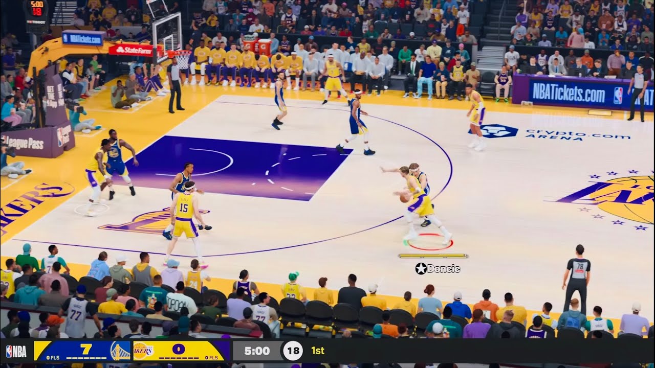 Warriors @ Lakers OPENING Night NBA 2K26