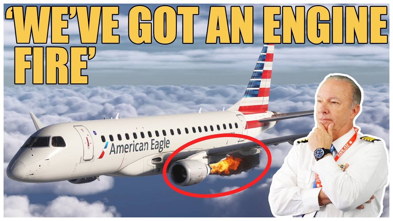 Republic Airways E175 Declares MAYDAY After Engine Fire in Chicago