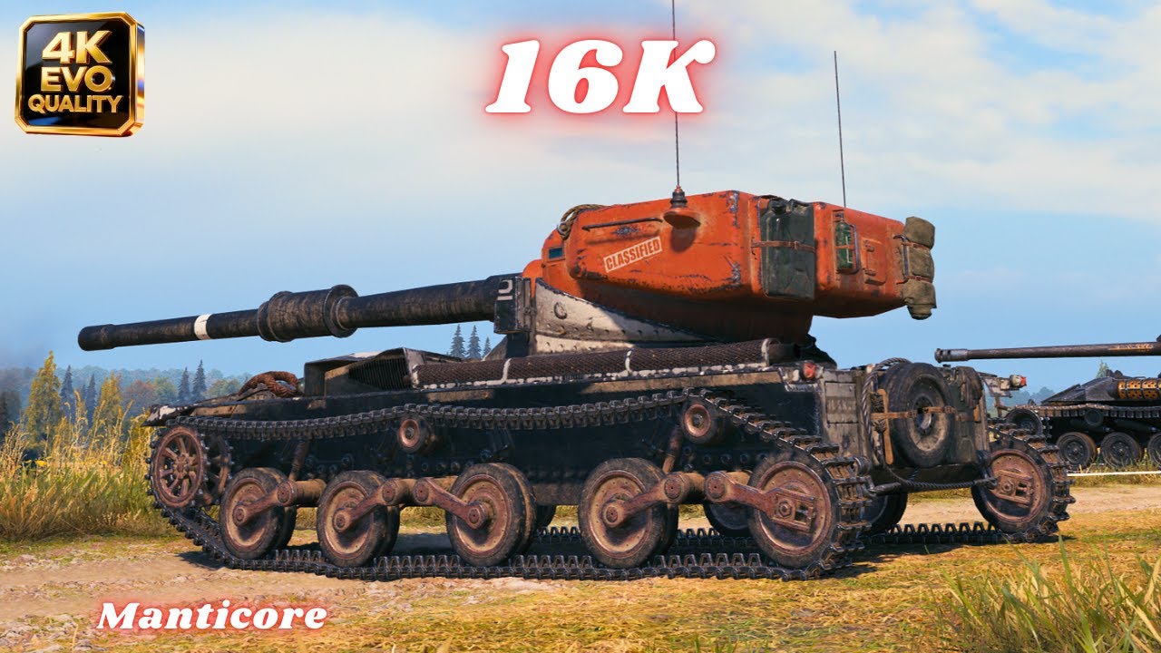 Manticore 16K Spotting + Damage 5 Kills ( Scout leads team to victory ) World of Tanks