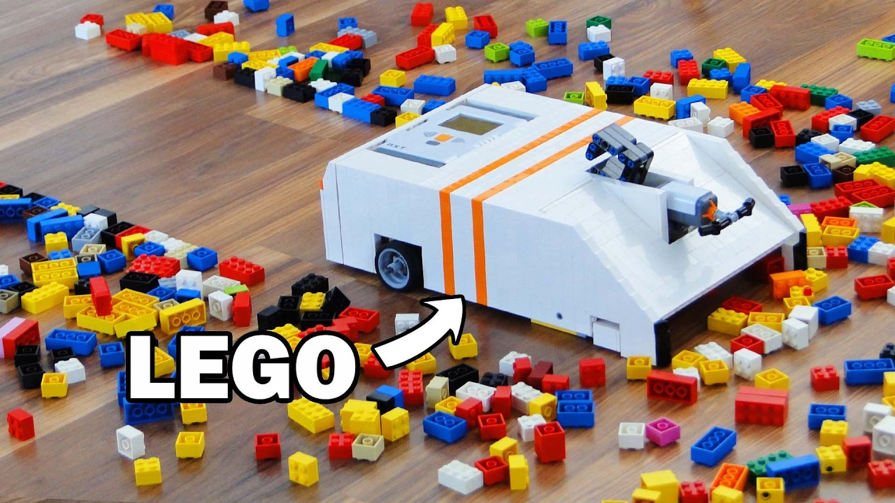 Я построил робот-пылесос LEGO, чтобы собирать свои LEGO...
