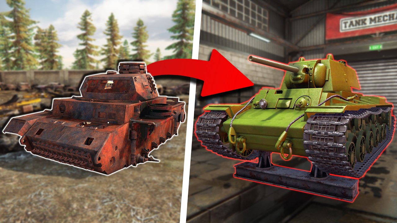 Naprawiam CZOŁGI, jeszcze bardziej je psując! - Tank Mechanic Simulator