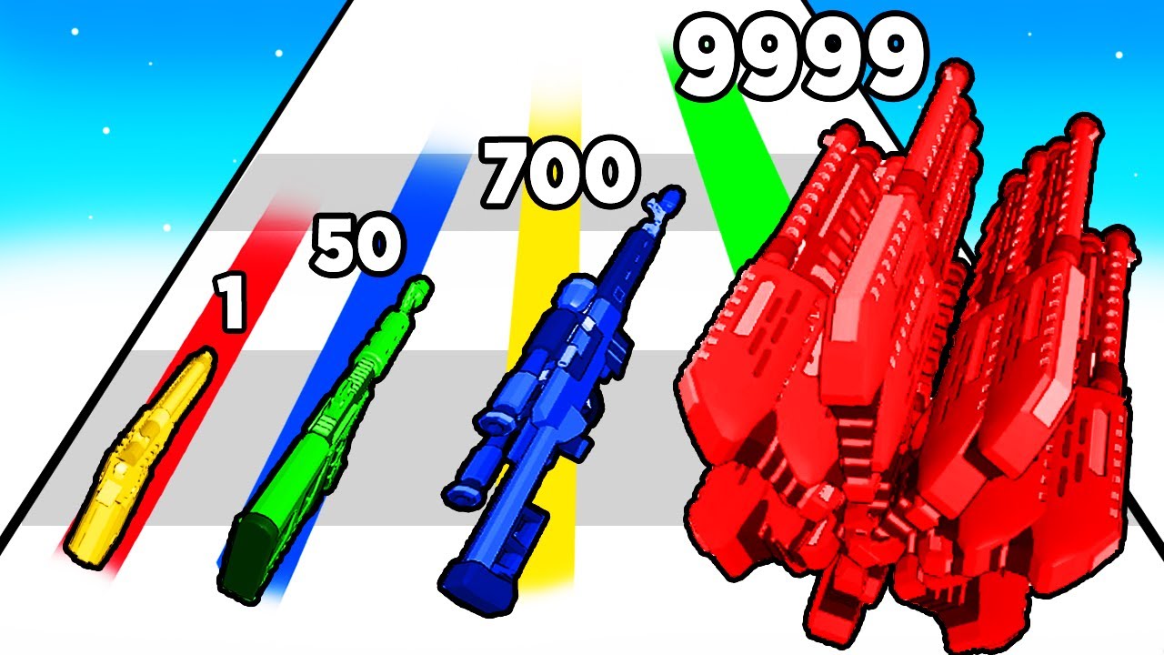 МАКСИМАЛЬНАЯ ОГНЕВАЯ МОЩЬ! - Gun Clans 2048