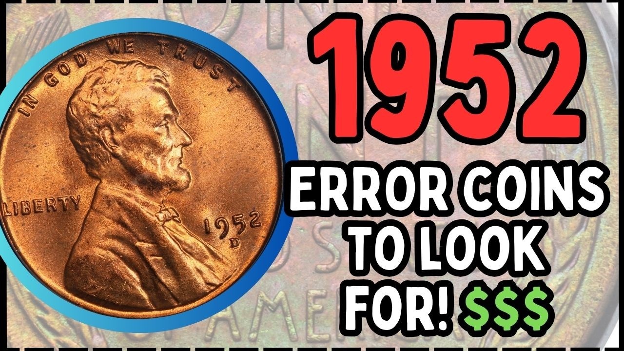 КРУПНЫЕ ОШИБКИ! Справочник цен на монету Lincoln Penny 1952 года выпуска (обороты, регулировка ст...