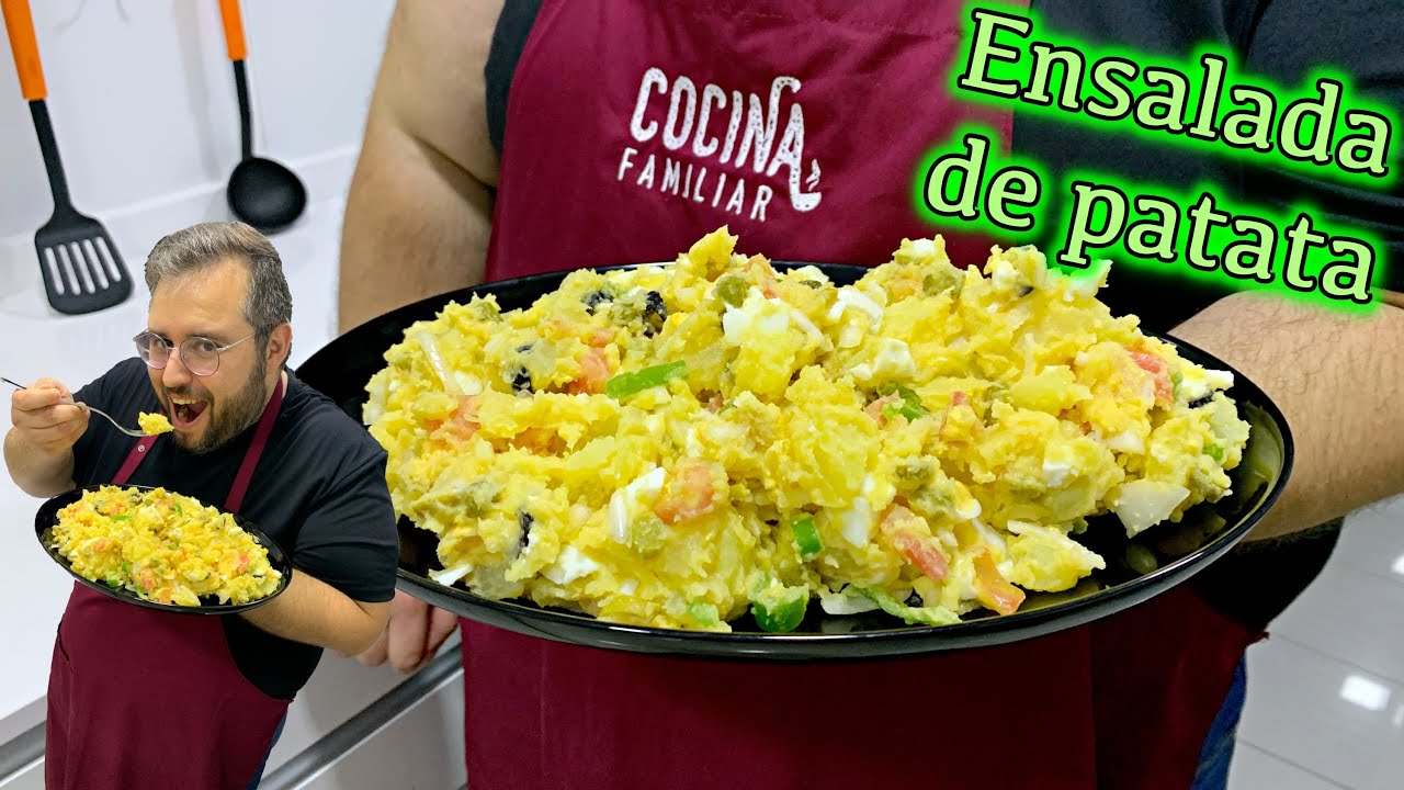 LA ENSALADA QUE NO VAS A PARAR DE HACER ESTE VERANO. Ensalada de PATATA o ensalada CAMPERA.