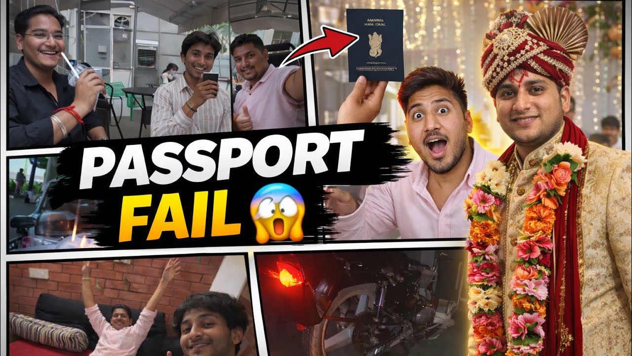 Naman ka Passport Banwane Gaye The… Shaadi Me Pahuch Gaye 😳 | 😂