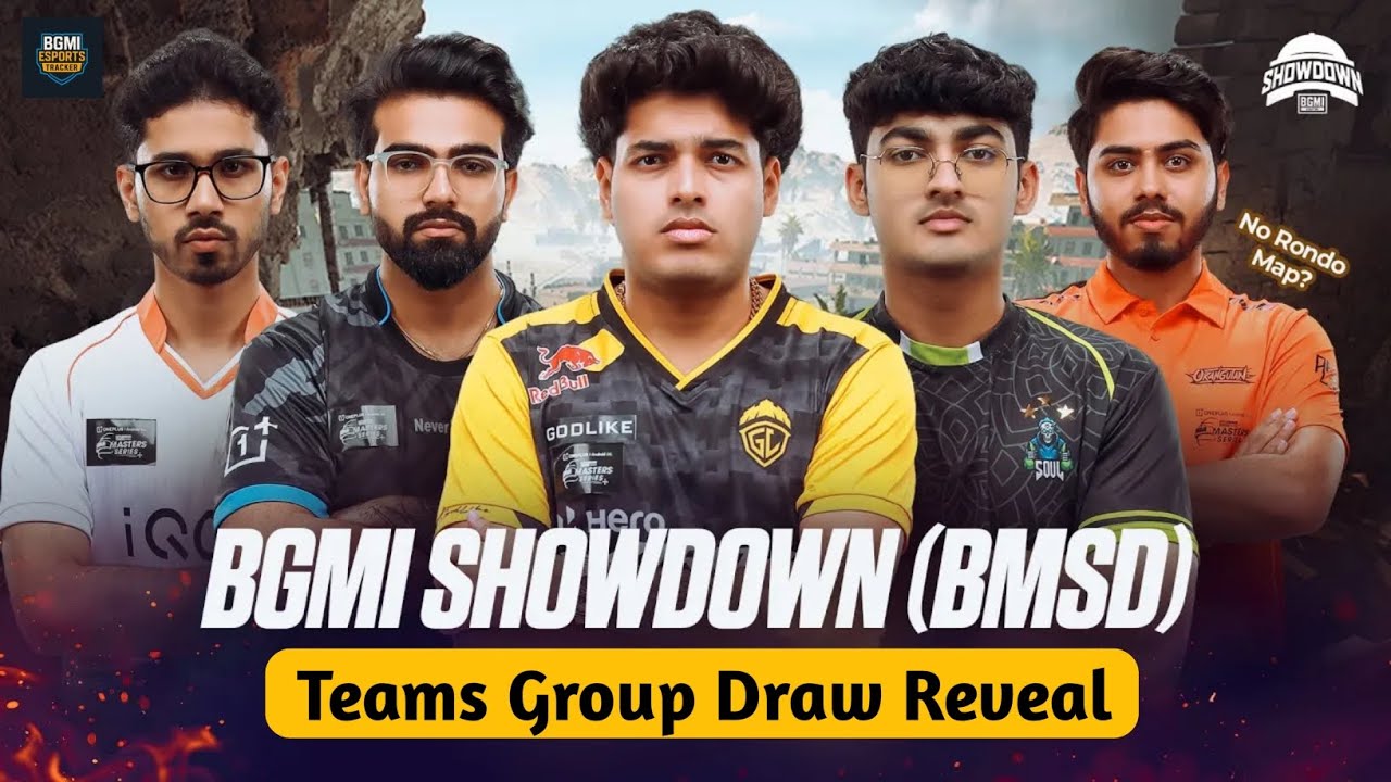BGSD 2025 Upper & Lower Bracket Teams + Group Draw Reveal | Soul & GodLike in Same Group 🔥