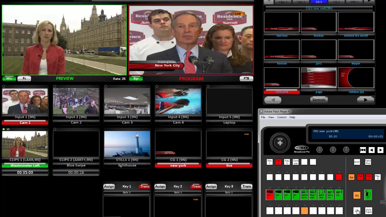 Broadcast Pix 1000 System Overview